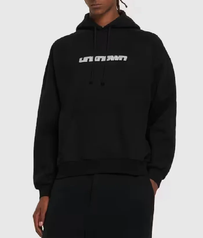 Unknown Iced Out Style Dagger Hoodie Black (1)